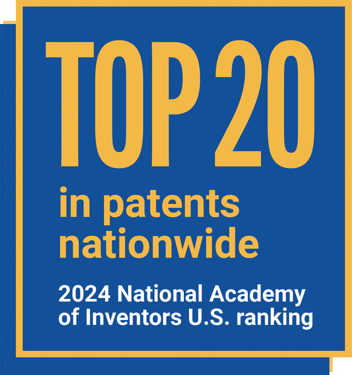 Top 20 in patents nationwide